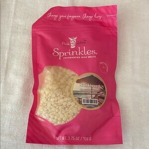 Pink Zebra Sunkissed Fragranced Wax Melts - Pink and Cream